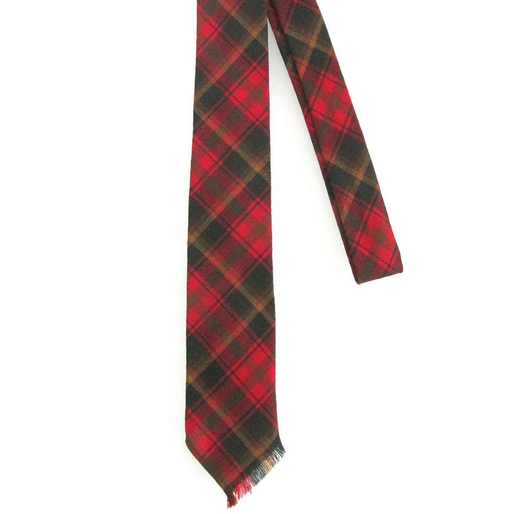 Forsyth Vintage Men's Narrow Wool Fringed Tie